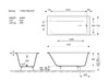 Чугунная ванна Vinsent Veron Tampa 170x70x42