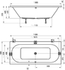 Акриловая ванна Ravak City 180x80 C920000000