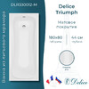 Ванна из искусственного камня Delice Triumph 180x80 матовая DLR330012-M