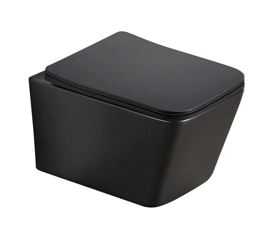 Унитаз подвесной Hansmann Keramik Kvadro black УНИ0017