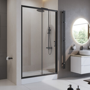 Душевая дверь BelBagno UNO-195-BF-1-120-C-NERO 120x195