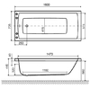 Акриловая ванна Excellent Aquaria 160x70