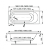 Акриловая ванна Vagnerplast Kasandra 180x70