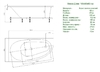 Акриловая ванна Акватек Дива 160x90 L
