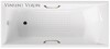Чугунная ванна Vinsent Veron Devon 170x70x45 с бронзовыми ручками и а/п