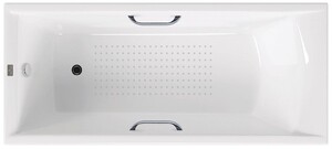 Чугунная ванна Vinsent Veron Devon 170x70x45 с хромированными ручками и а/п