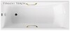 Чугунная ванна Vinsent Veron Devon 170x70x45 с золотыми ручками