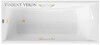 Чугунная ванна Vinsent Veron Devon 170x70x45 с ручками матовое золото и а/п