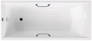 Чугунная ванна Vinsent Veron Devon 175x70x45 с хромированными ручками и а/п