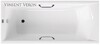 Чугунная ванна Vinsent Veron Devon 175x70x45 с хромированными ручками