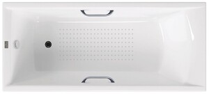Чугунная ванна Vinsent Veron Devon 180x70x45 с хромированными ручками и а/п