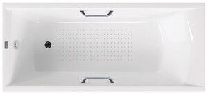 Чугунная ванна Vinsent Veron Devon 180x75x45 с хромированными ручками и а/п