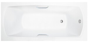 Ванна из искусственного камня Delice Veneto 180x75 глянцевая с ручками хром DLR330062R-G