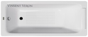 Чугунная ванна Vinsent Veron Italon 170x70x45 с а/п