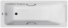 Чугунная ванна Vinsent Veron Italon 170x70x45 с черными матовыми ручками и а/п
