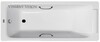 Чугунная ванна Vinsent Veron Italon 170x70x45 с черными матовыми ручками