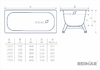 Стальная ванна ВИЗ Reimar 120x70
