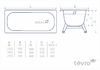 Стальная ванна ВИЗ Tevro 150x70