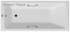 Чугунная ванна Vinsent Veron Kingston 180x80x50 с бронзовыми ручками