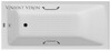 Чугунная ванна Vinsent Veron Kingston 180x80x50 с хромированными ручками и а/п