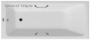 Чугунная ванна Vinsent Veron Kingston 180x80x50 с хромированными ручками
