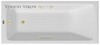 Чугунная ванна Vinsent Veron Kingston 180x80x50 с ручками матовое золото и а/п