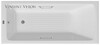 Чугунная ванна Vinsent Veron Kingston 180x80x50 с ручками цвет никель и а/п
