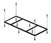 Каркас для ванны C-Bath 160x70