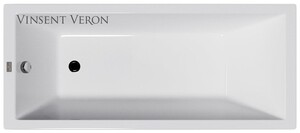 Чугунная ванна Vinsent Veron Square 170x75x45