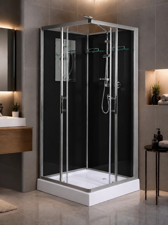 Душевая кабина WeltWasser Laine 901 BL 90x90