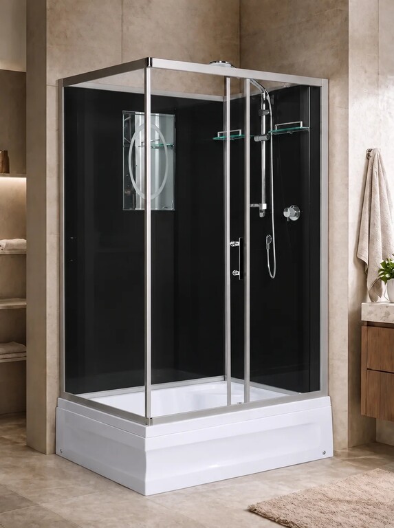 Душевая кабина WeltWasser Laine XL 1211 BL 120x90