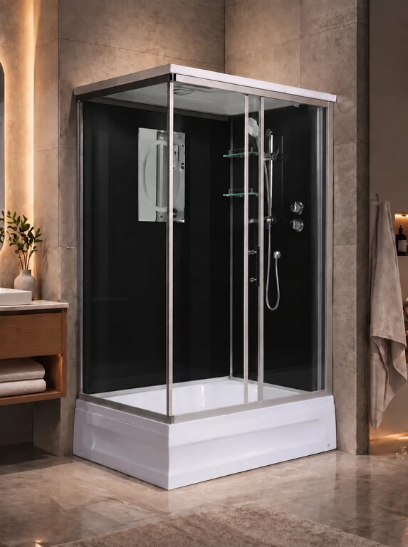 Душевая кабина WeltWasser Laine XL 1212 BL 120x90
