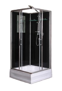 Душевая кабина WeltWasser Laine XL 901 BL 90x90