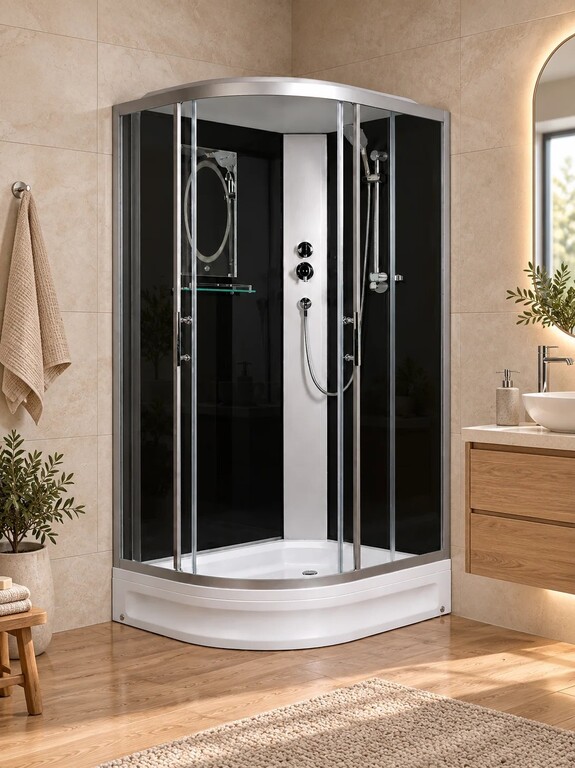 Душевая кабина WeltWasser Werra XL 1202 BL R 120x90