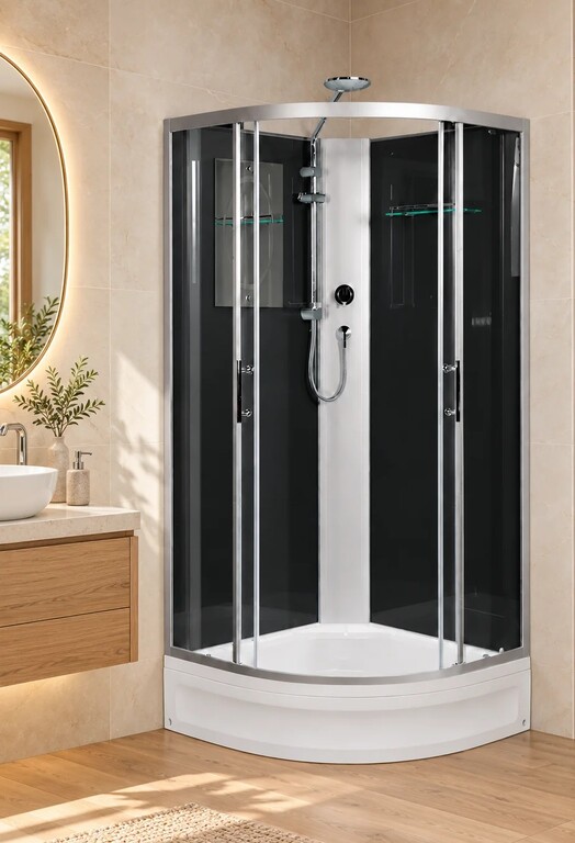 Душевая кабина WeltWasser Werra XL 901 BL 90x90