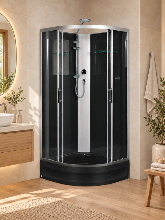 Душевая кабина WeltWasser Werra XL 901 BL B 90x90