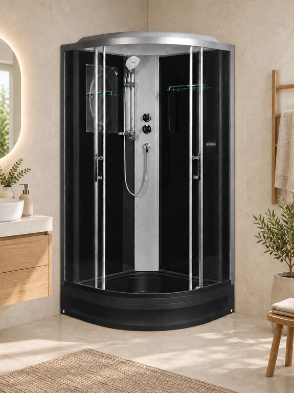 Душевая кабина WeltWasser Werra XL 902 BL B 90x90