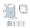 Душевая кабина WeltWasser Werra XL 1001 100x100