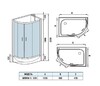 Душевая кабина WeltWasser Werra XL 1201 R 120x90