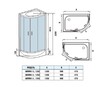 Душевая кабина WeltWasser Werra XL 1204 R 120x90