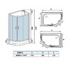 Душевая кабина WeltWasser Werra XL 12801 R 120x80