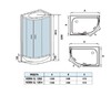 Душевая кабина WeltWasser Werra XL 12804 R 120x80