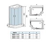 Душевая кабина WeltWasser Werra XL 12802 L 120x80