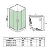 Душевое ограждение WeltWasser WW500 C 90/189 90x90