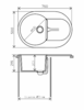 Мойка для кухни Polygran Atol-760 черная