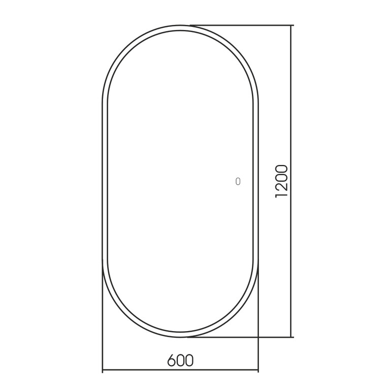 Зеркало Abber Kontur AG6303SL-1.2 120x60