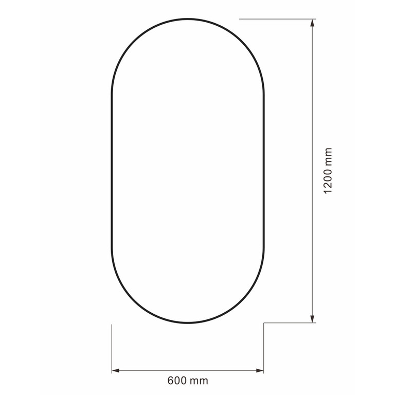 Зеркало Abber Immer Offen AG6401B 60x120